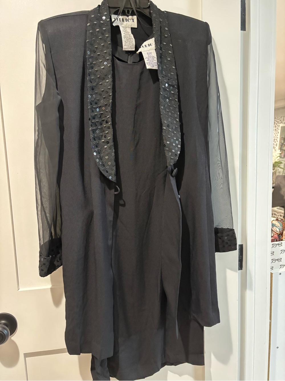 Alfani 2 Piece Black Dress